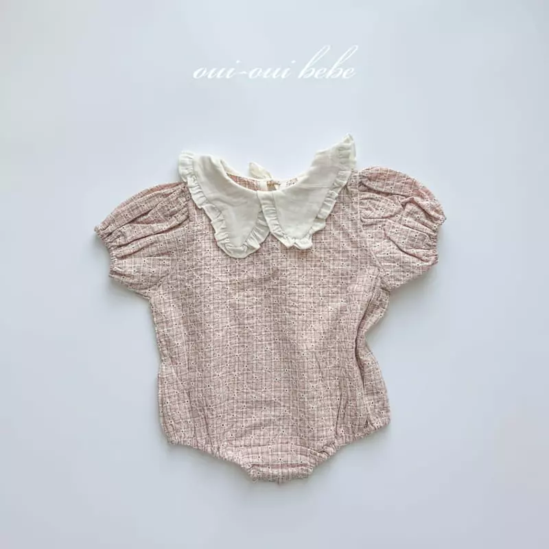 Oui Oui - Korean Baby Fashion - #onlinebabyshop - Bebe Adel Bodysuit - 3