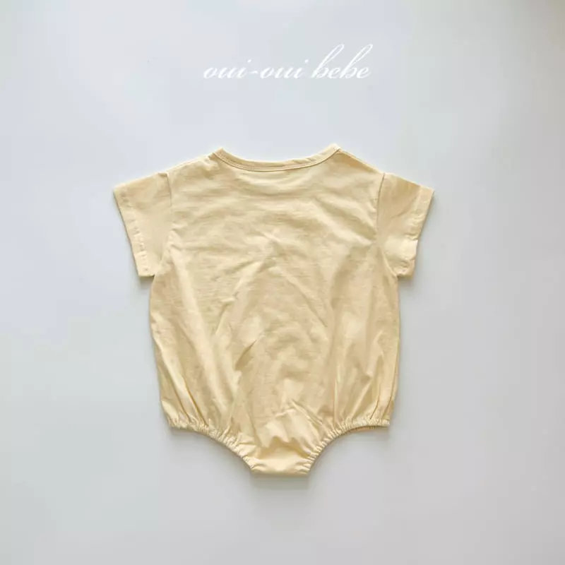 Oui Oui - Korean Baby Fashion - #onlinebabyshop - Bebe Soft Bodysuit - 2