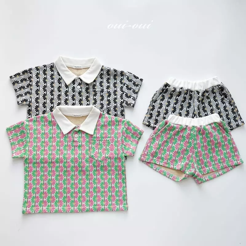 Oui Oui - Korean Children Fashion - #Kfashion4kids - Mignon Top Bottom Set - 7