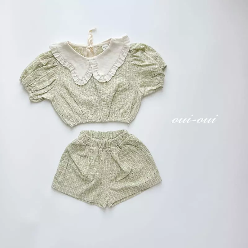 Oui Oui - Korean Children Fashion - #fashionkids - Adel Top Bottom Set - 6