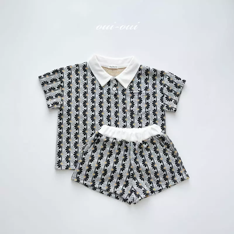 Oui Oui - Korean Children Fashion - #fashionkids - Mignon Top Bottom Set - 4