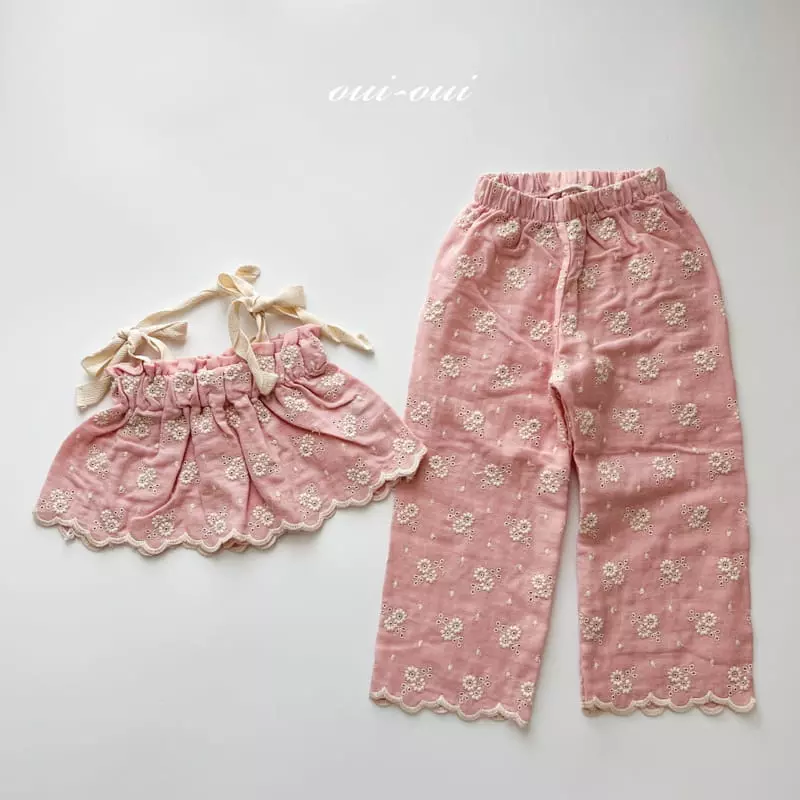 Oui Oui - Korean Children Fashion - #kidzfashiontrend - Ttua Top Bottom Set