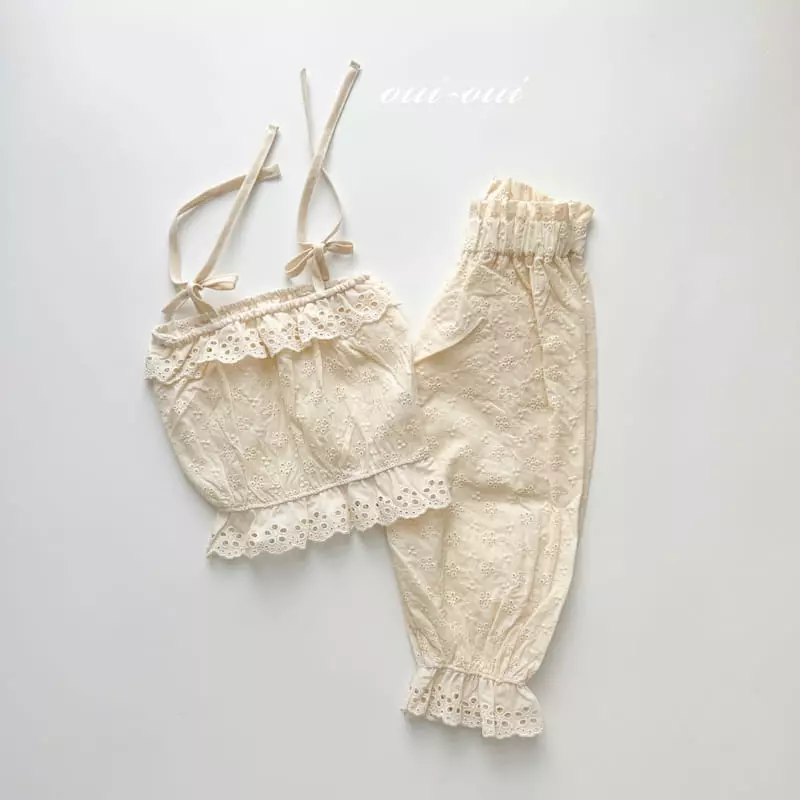 Oui Oui - Korean Children Fashion - #magicofchildhood - Oha Top Bottom Set - 2