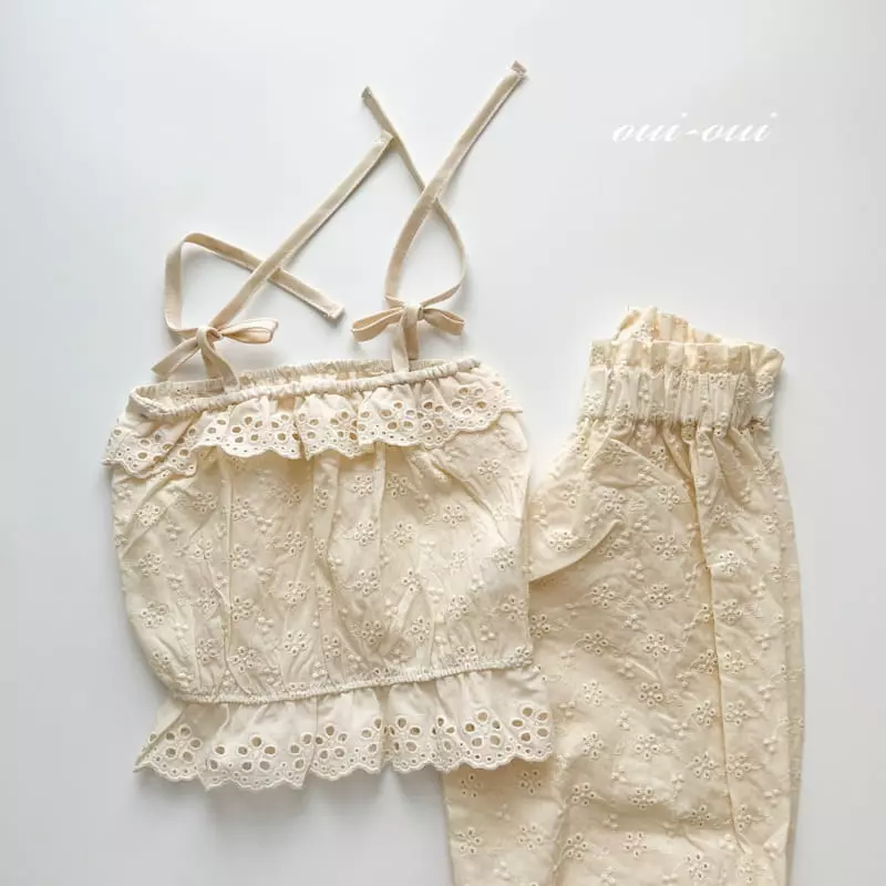 Oui Oui - Korean Children Fashion - #minifashionista - Oha Top Bottom Set - 3