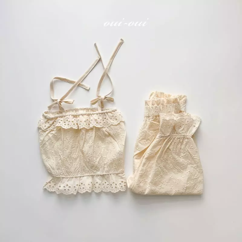 Oui Oui - Korean Children Fashion - #minifashionista - Oha Top Bottom Set - 4