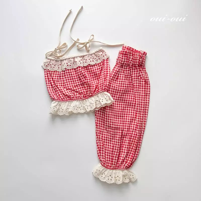 Oui Oui - Korean Children Fashion - #toddlerclothing - Oha Top Bottom Set - 6