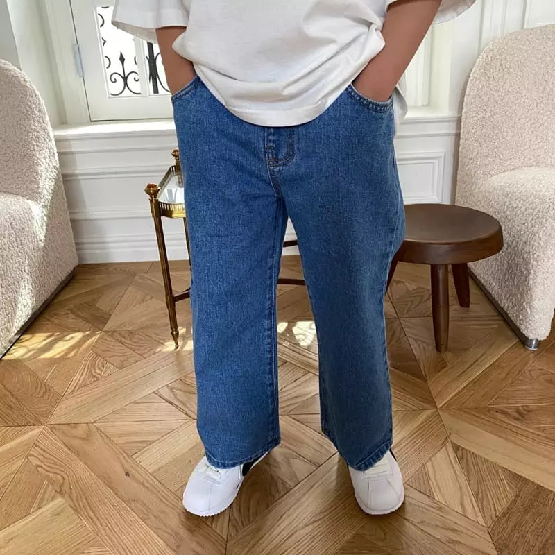 Our - Korean Children Fashion - #Kfashion4kids - Log Wide Jeans - 7