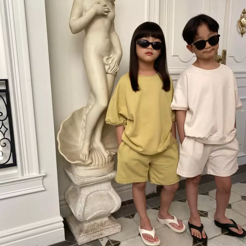 Our - Korean Children Fashion - #childofig - Odd Top Bottom Set - 6