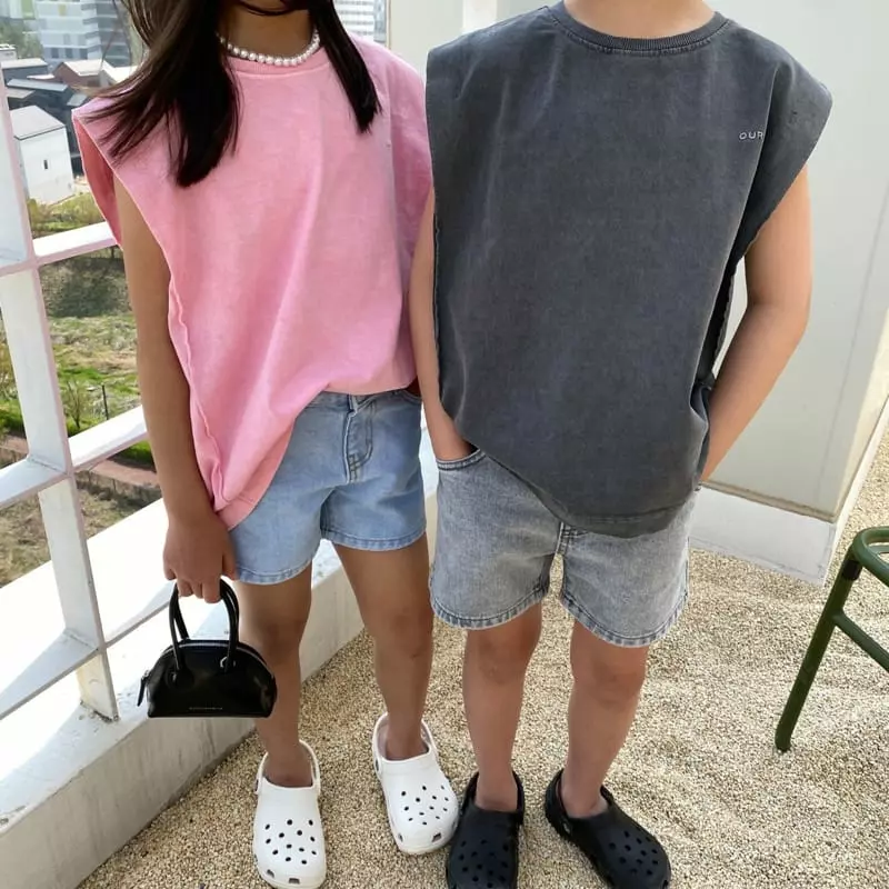 Our - Korean Children Fashion - #childofig - After Paint Boxy Sleeveless - 9