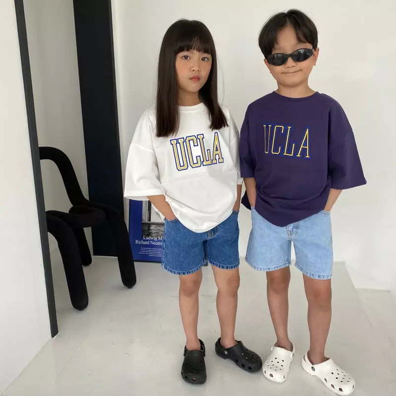 Our - Korean Children Fashion - #childrensboutique - UCLA Embroidery Tee
