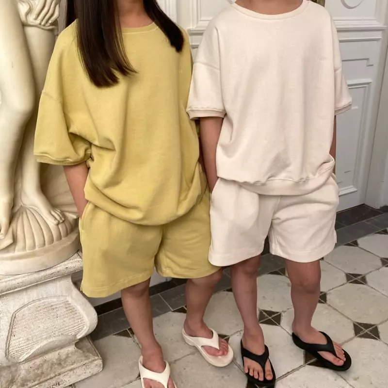 Our - Korean Children Fashion - #designkidswear - Odd Top Bottom Set - 8