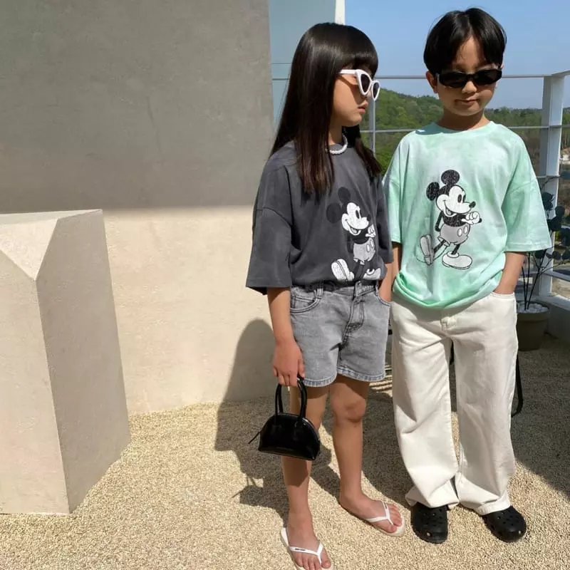 Our - Korean Children Fashion - #designkidswear - Smocked Mickey Tee - 2