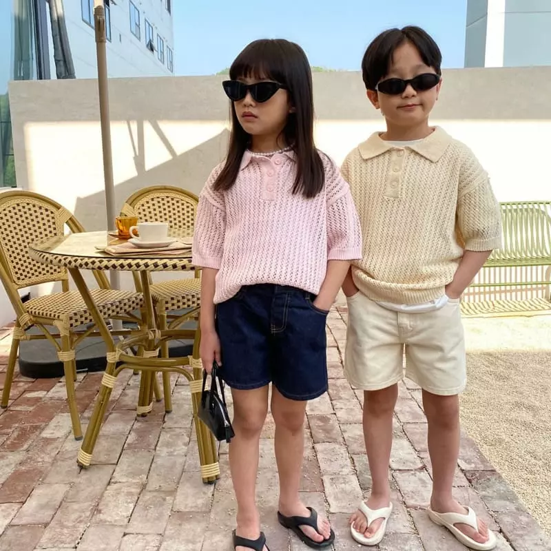 Our - Korean Children Fashion - #designkidswear - Punching Collar Knit - 2