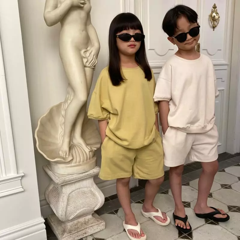 Our - Korean Children Fashion - #discoveringself - Odd Top Bottom Set - 9