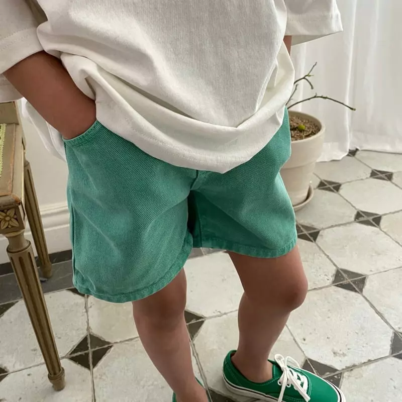 Our - Korean Children Fashion - #kidsshorts - Paint Shorts - 6