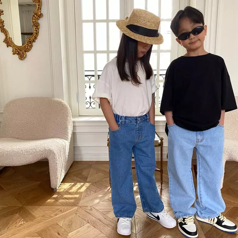 Our - Korean Children Fashion - #fashionkids - Log Wide Jeans - 4