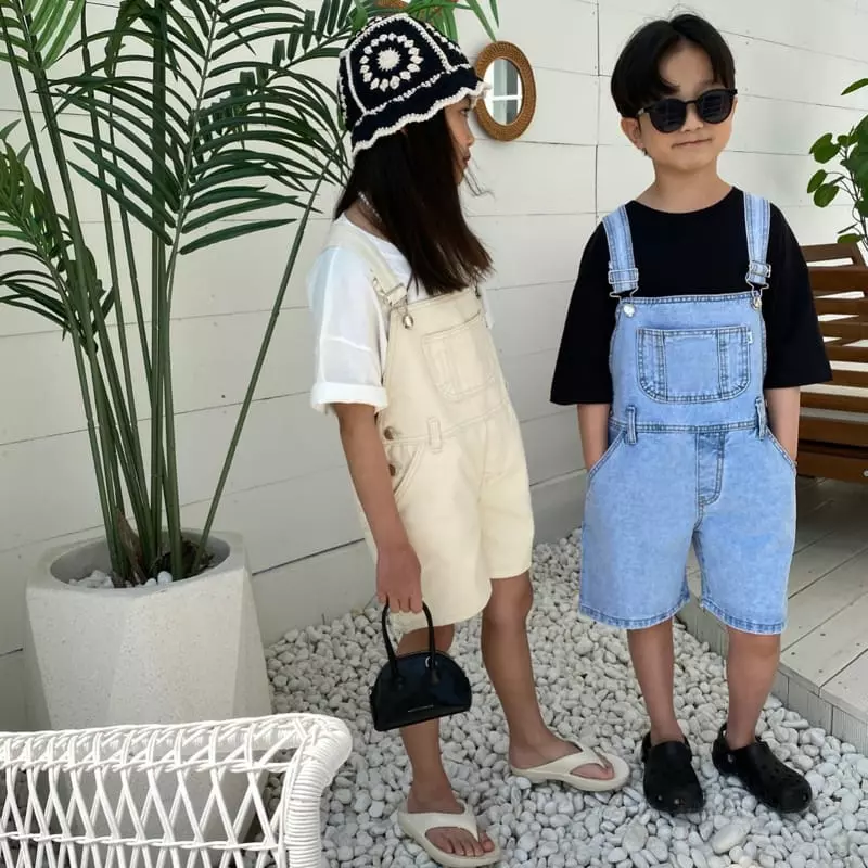 Our - Korean Children Fashion - #kidsshorts - Butter Overalls - 2