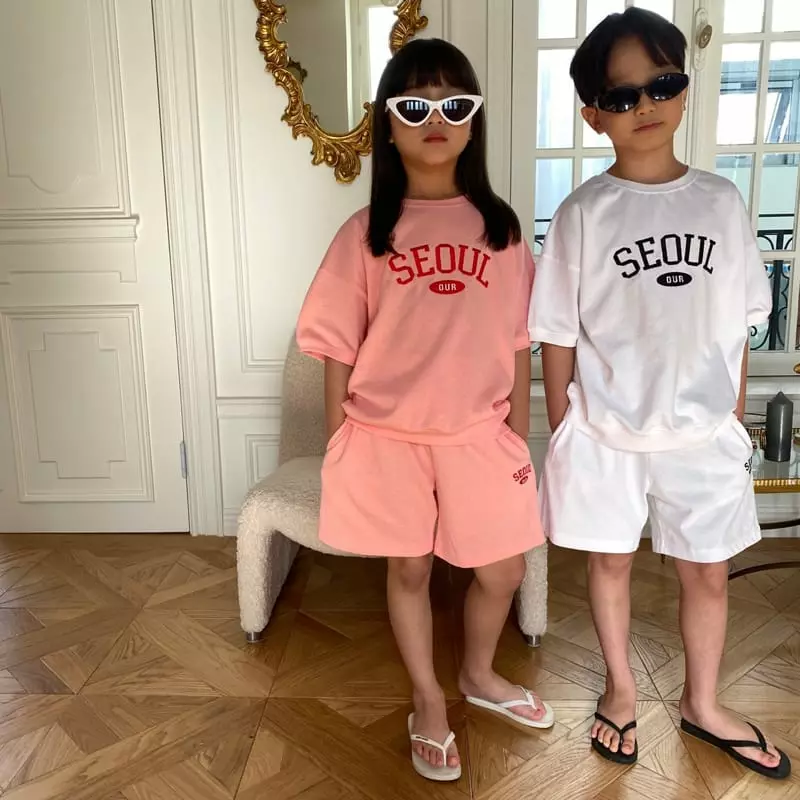 Our - Korean Children Fashion - #kidsshorts - Our Top Bottom Set - 11