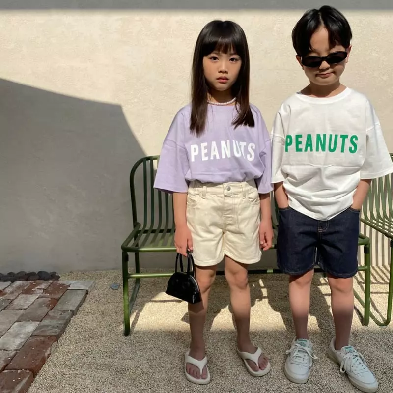 Our - Korean Children Fashion - #kidsshorts - Peanut Tee