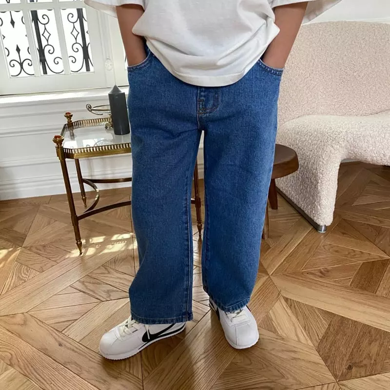 Our - Korean Children Fashion - #kidsstore - Log Wide Jeans - 5
