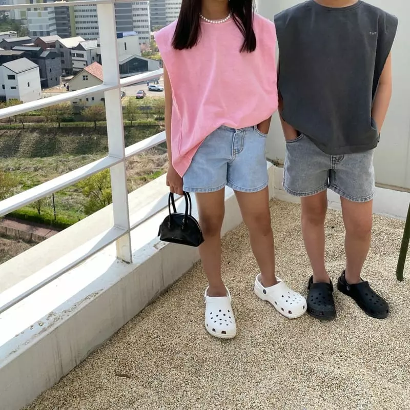 Our - Korean Children Fashion - #kidsstore - After Paint Boxy Sleeveless