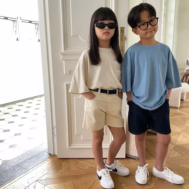 Our - Korean Children Fashion - #kidsstore - Sand Pocket Tee - 3