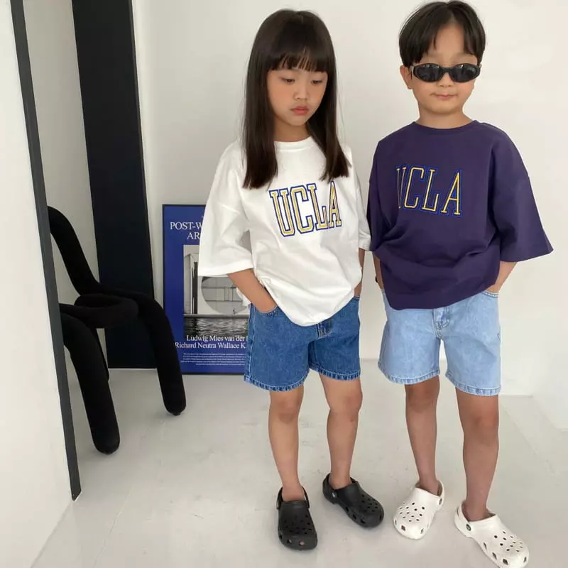 Our - Korean Children Fashion - #kidzfashiontrend - UCLA Embroidery Tee - 7