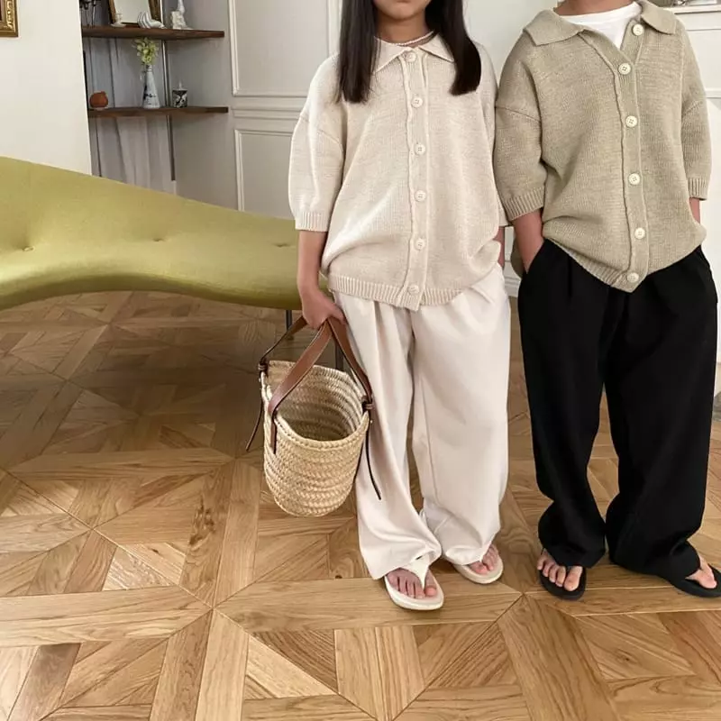 Our - Korean Children Fashion - #littlefashionista - Magaret Collar Cardigan - 7