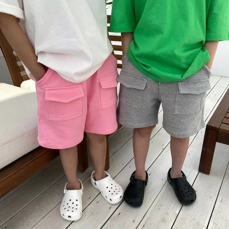 Our - Korean Children Fashion - #littlefashionista - Camps Pocket Shorts - 10