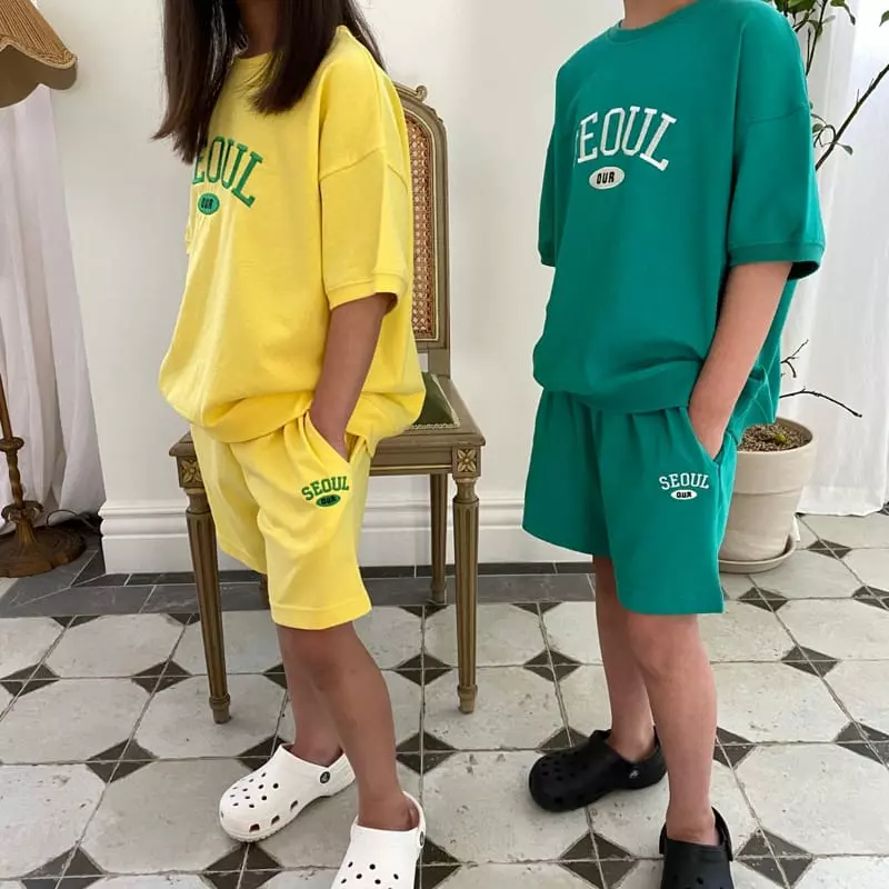 Our - Korean Children Fashion - #littlefashionista - Our Top Bottom Set