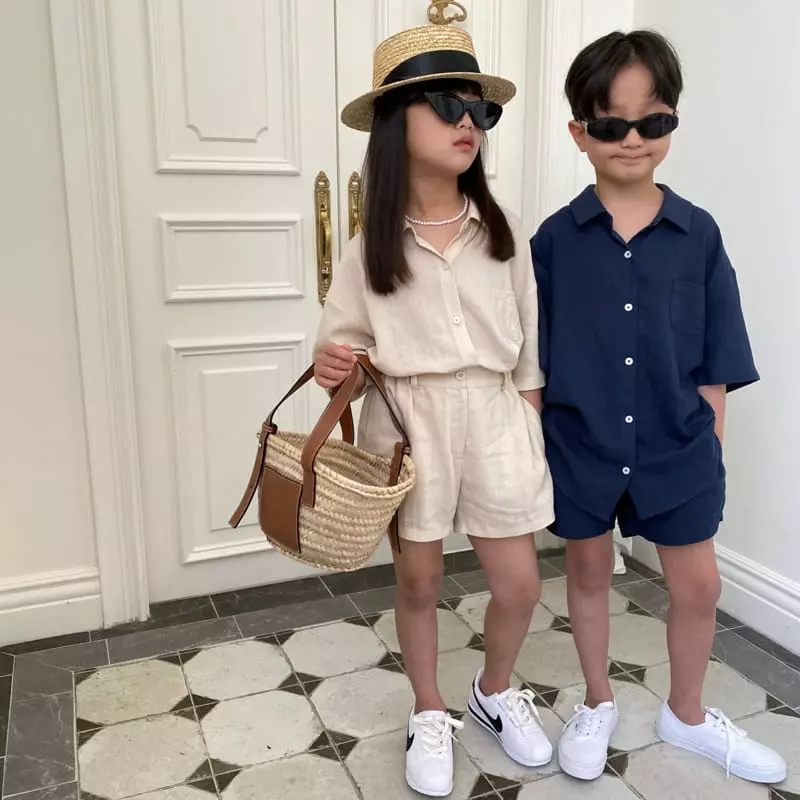 Our - Korean Children Fashion - #Kfashion4kids - Lemer Top Bottom Set - 4