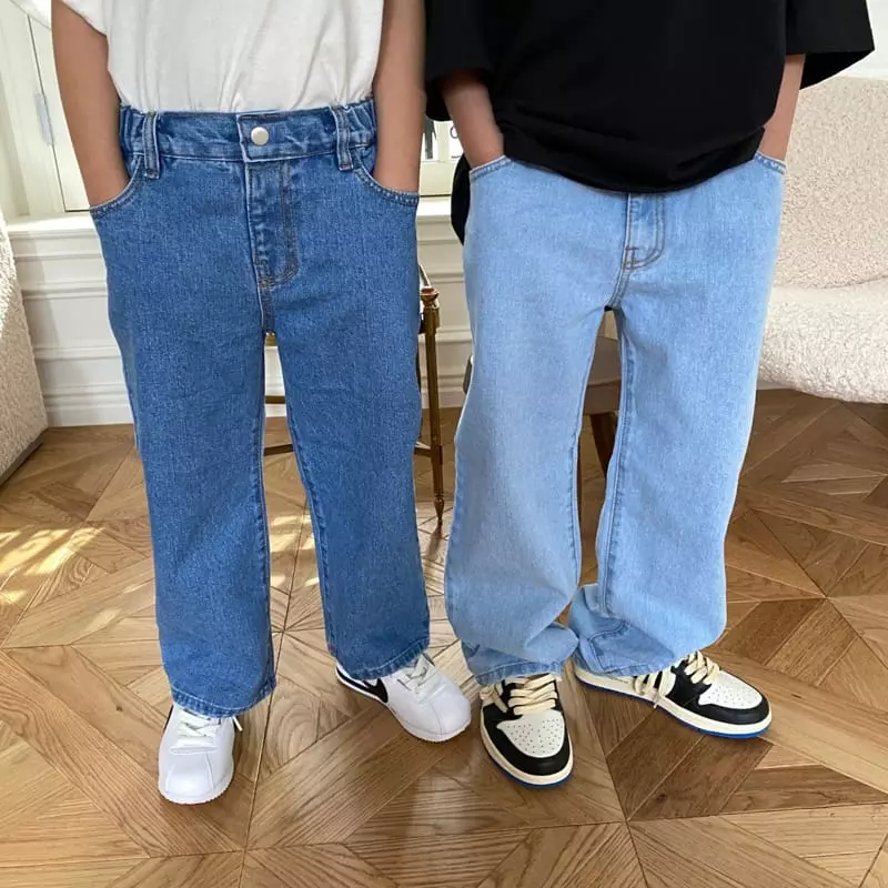 Our - Korean Children Fashion - #magicofchildhood - Log Wide Jeans - 9
