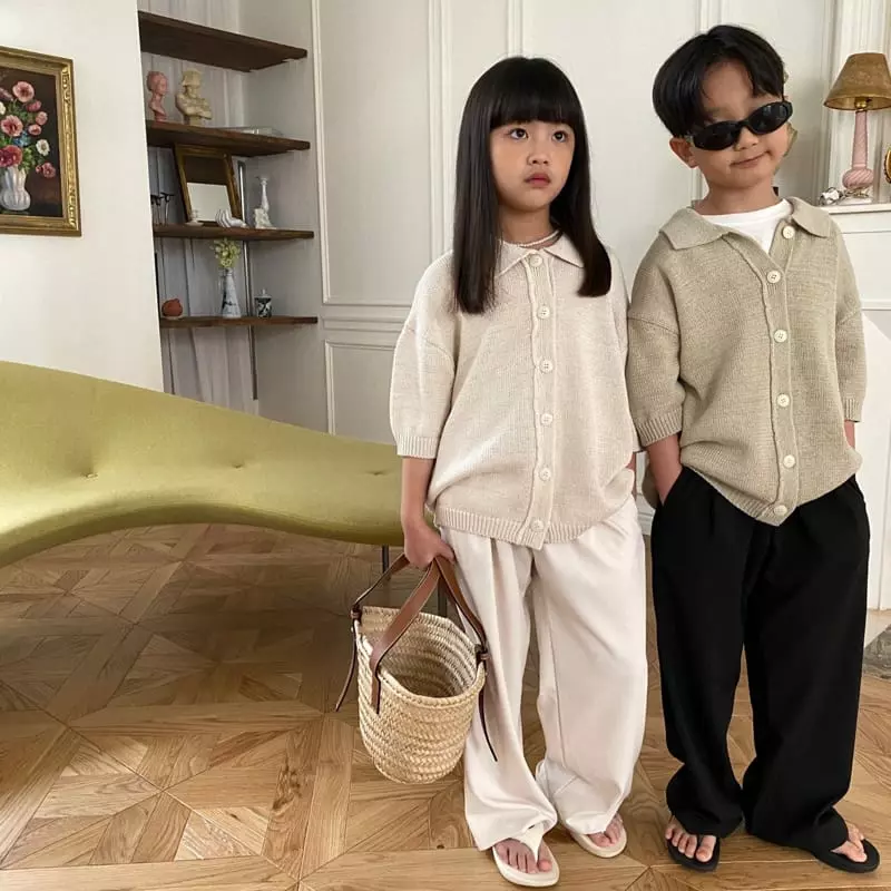 Our - Korean Children Fashion - #magicofchildhood - Magaret Collar Cardigan - 8