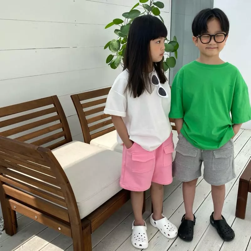 Our - Korean Children Fashion - #magicofchildhood - Camps Pocket Shorts - 11