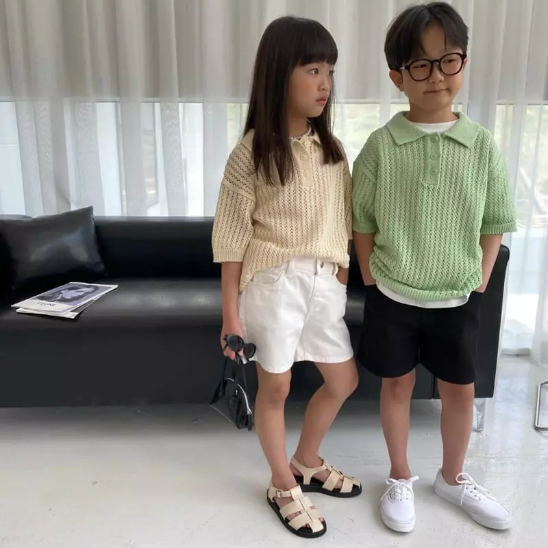 Our - Korean Children Fashion - #magicofchildhood - Punching Collar Knit - 10