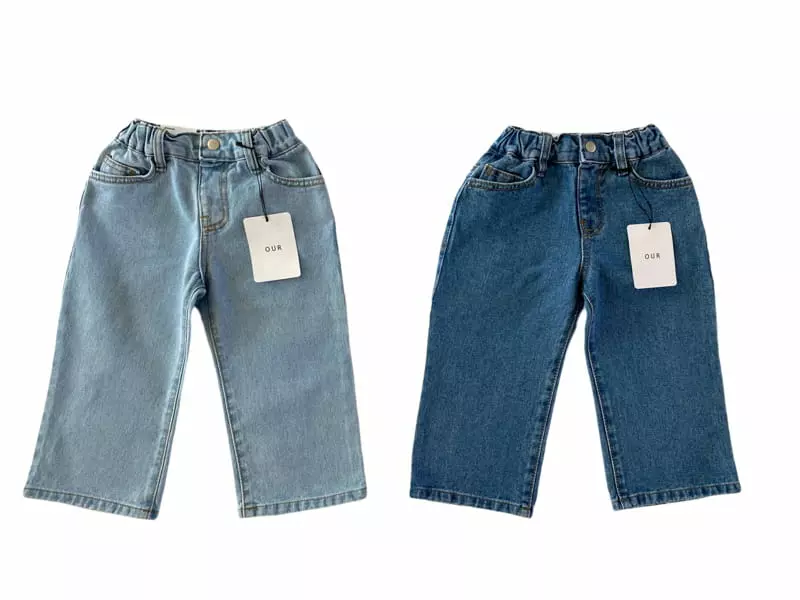 Our - Korean Children Fashion - #minifashionista - Log Wide Jeans - 10