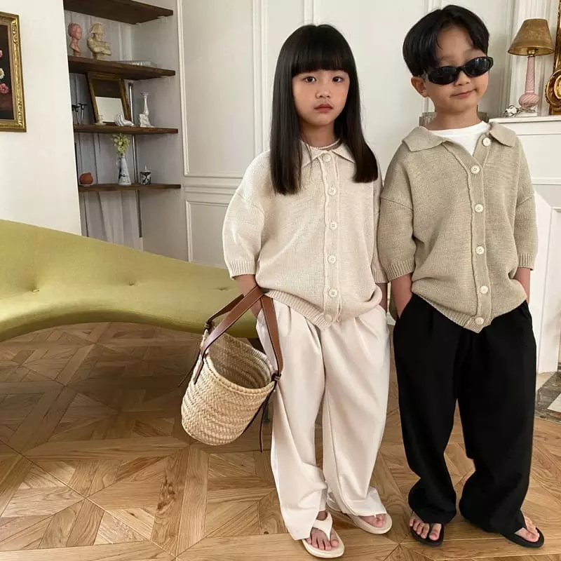 Our - Korean Children Fashion - #minifashionista - Magaret Collar Cardigan - 9