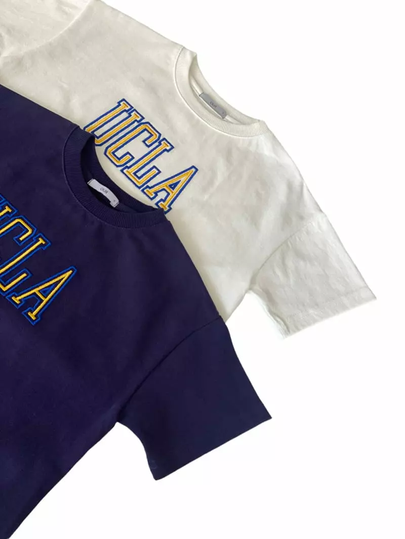 Our - Korean Children Fashion - #minifashionista - UCLA Embroidery Tee - 11