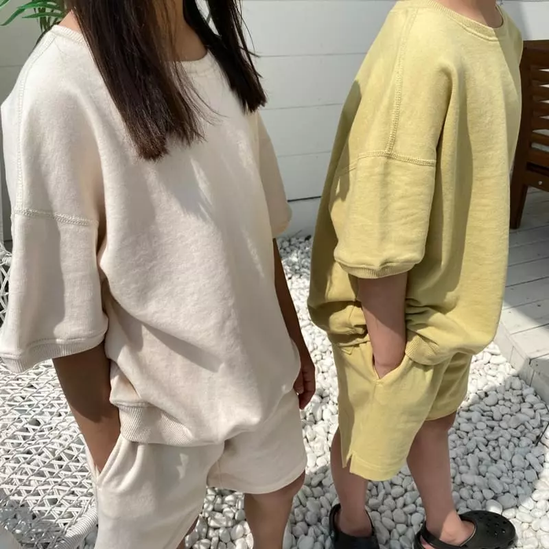 Our - Korean Children Fashion - #prettylittlegirls - Odd Top Bottom Set - 2