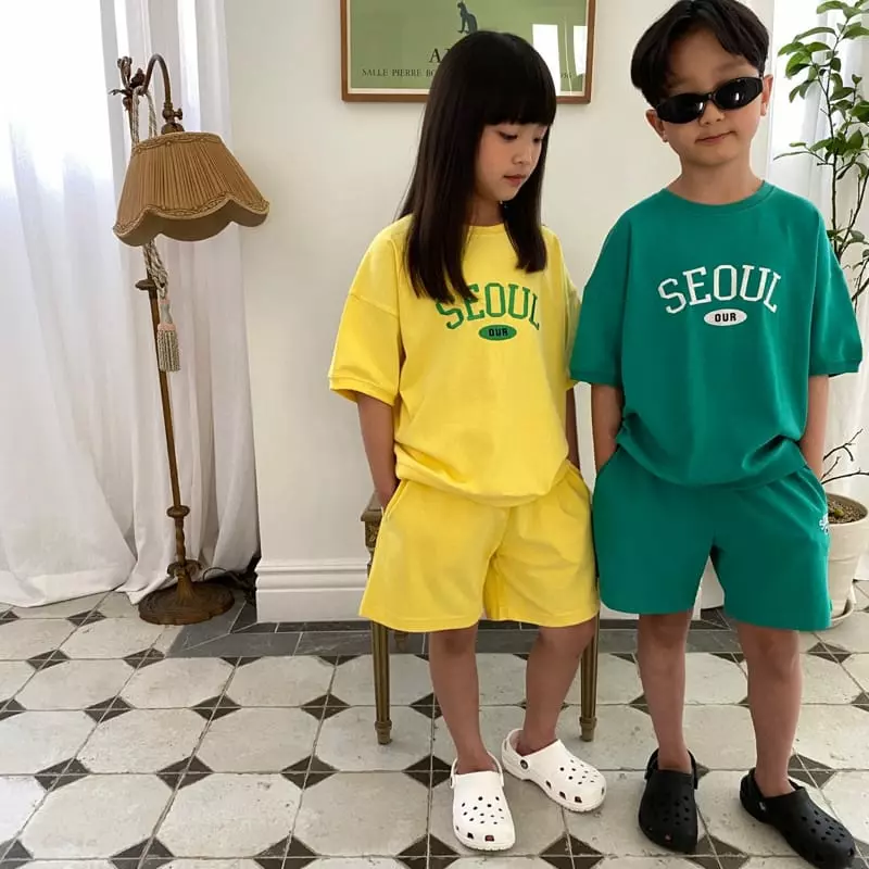 Our - Korean Children Fashion - #minifashionista - Our Top Bottom Set - 4