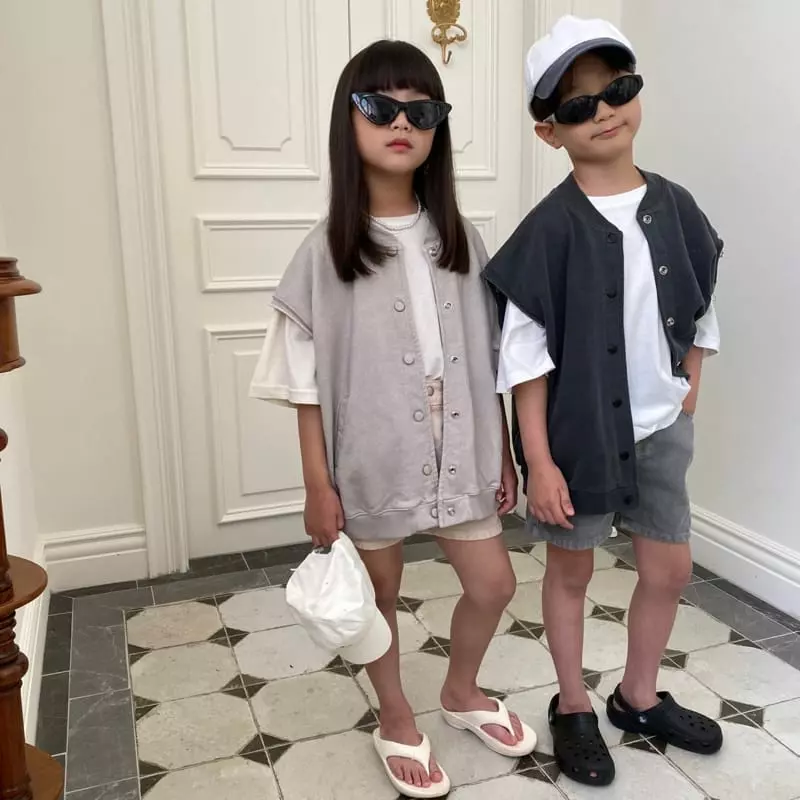 Our - Korean Children Fashion - #stylishchildhood - Work Vest Jumpsuit