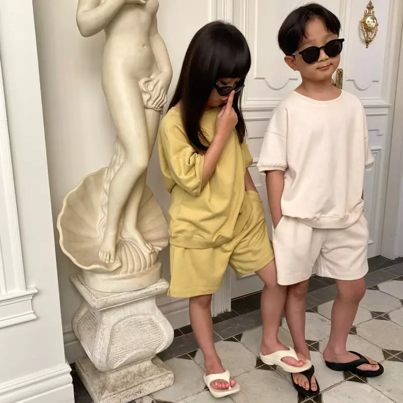 Our - Korean Children Fashion - #todddlerfashion - Odd Top Bottom Set - 3