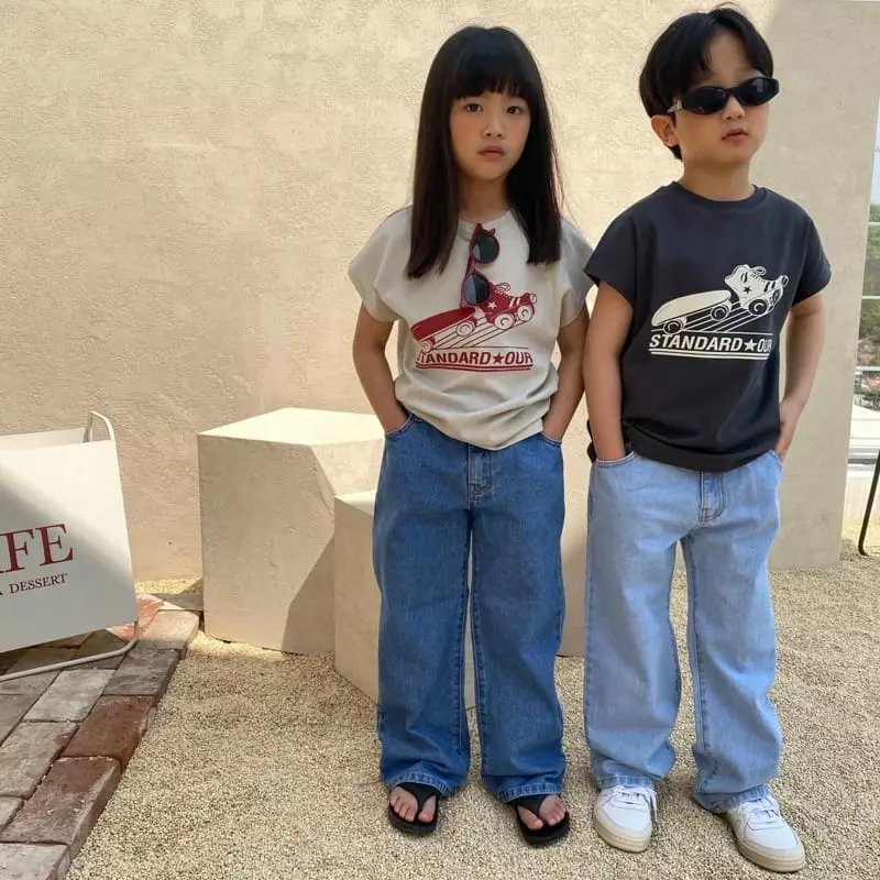 Our - Korean Children Fashion - #toddlerclothing - Skate Sleeveless - 2
