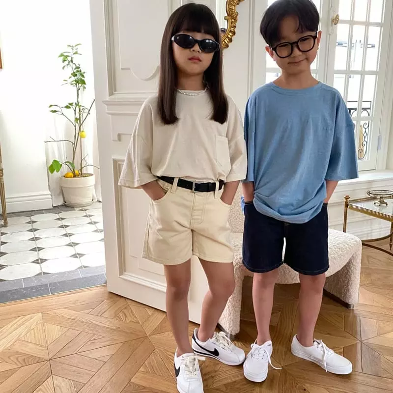 Our - Korean Children Fashion - #toddlerclothing - Sand Pocket Tee - 11