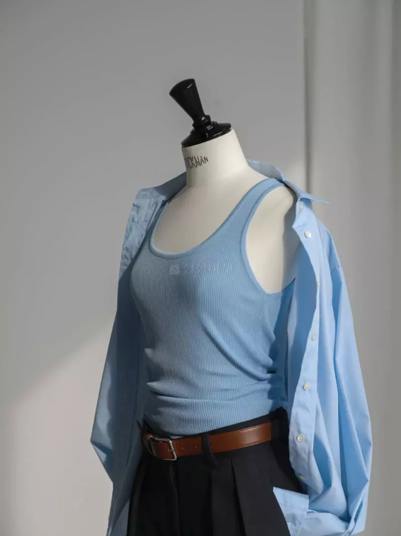 Paper Moon - Korean Women Fashion - #momslook - Rib Tank Sleeveless Knit