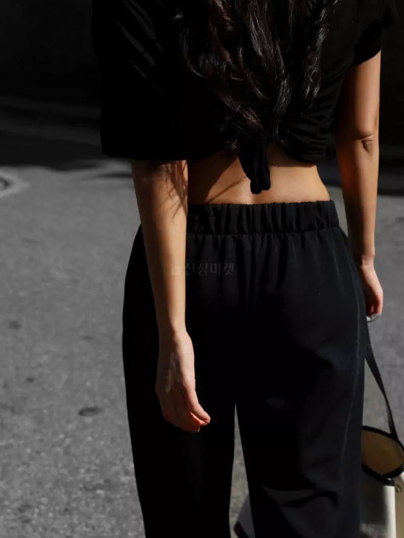 Paper Moon - Korean Women Fashion - #momslook - Half Banded Pants - 2