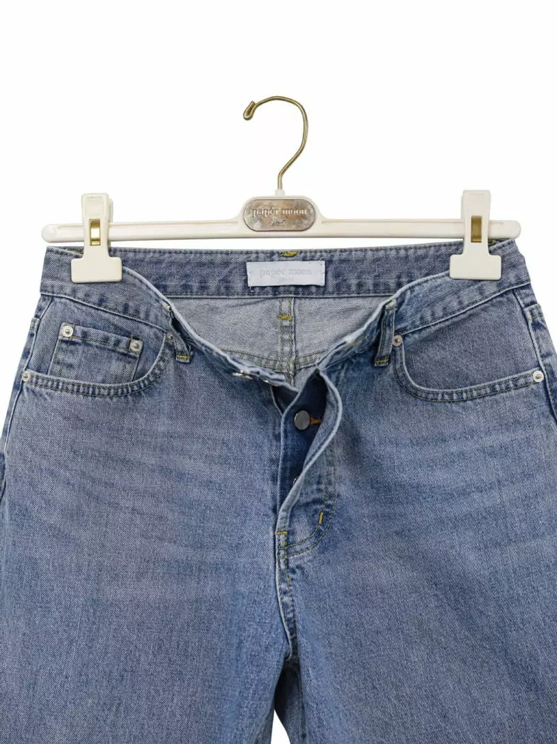 Paper Moon - Korean Women Fashion - #momslook - Maxy Length Jeans - 4