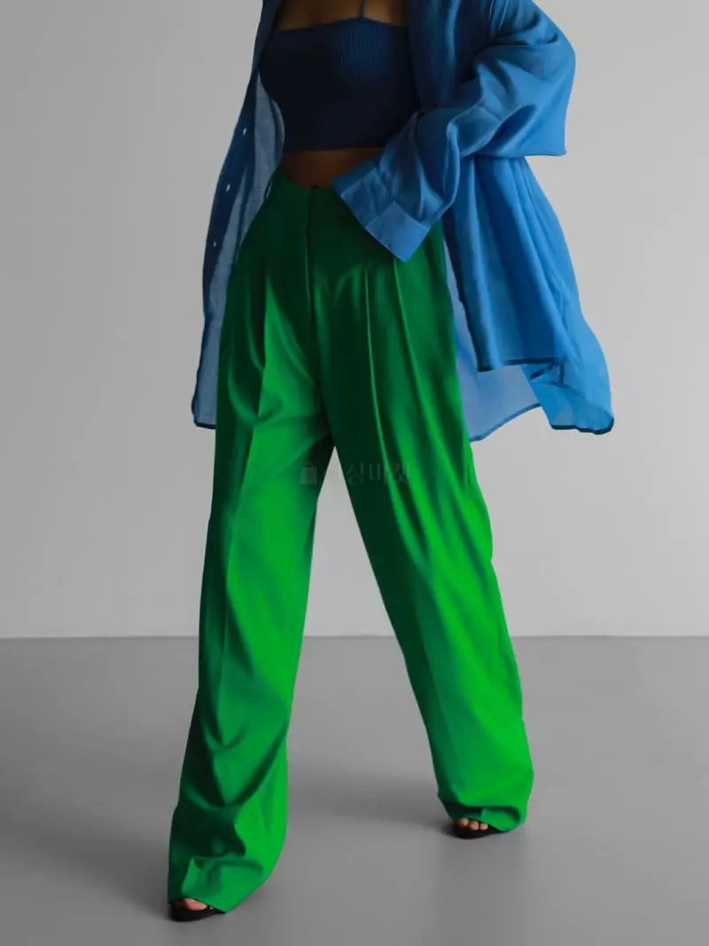 Paper Moon - Korean Women Fashion - #momslook - Candy Pop Wide Pants