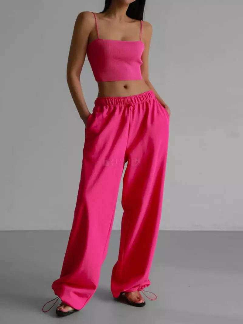 Paper Moon - Korean Women Fashion - #thelittlethings - Shoulder Strap Knit Crop Top - 8