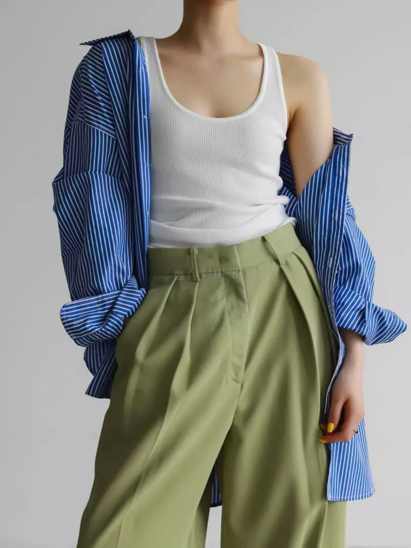Paper Moon - Korean Women Fashion - #womensfashion - Rib Tank Sleeveless Knit - 6